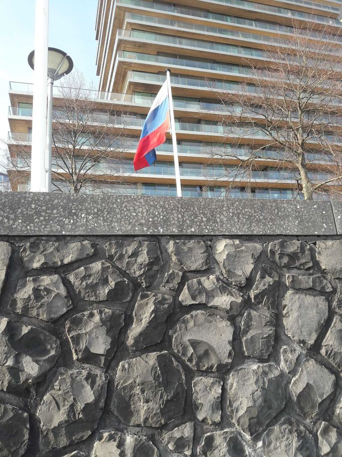 Te Monarch holte Russische vlag verwijderd bij Vlaggenparade in Rotterdam, vlag van Oekraïne  krijgt prominentere plek | Rotterdam | AD.nl