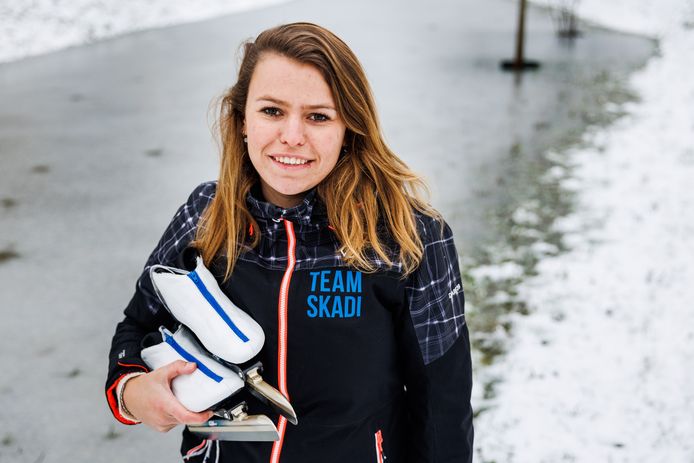 De schaatscarrière van Floor Peters zit erop door een blessure.