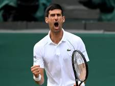 Djokovic bereikt zevende Wimbledonfinale met één verloren set 