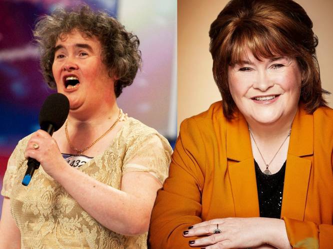 Wat een transformatie: hoe ouder Susan Boyle wordt, hoe jonger ze lijkt