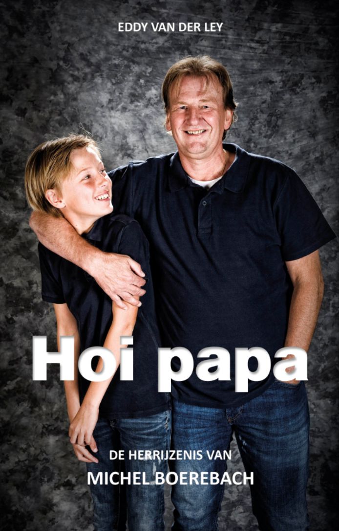 Cover van het boek van Michel Boerebach 'Hoi papa'