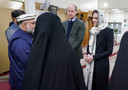Le prince William et Kate Middleton au centre islamique Hayes.