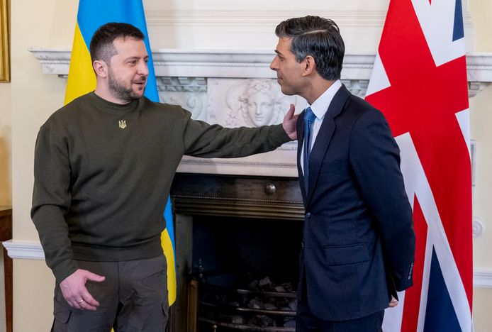 Zelensky et Rishi Sunak