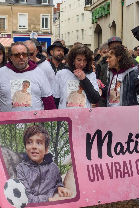 Meurtre du jeune Matisse en France: 8.000 personnes à la marche blanche à Châteauroux
