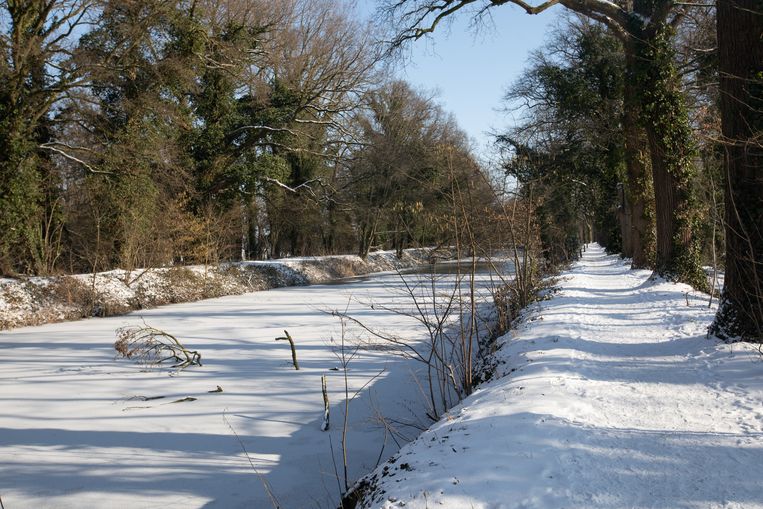 In februari 2021 lag het Oud Kanaal er zo bij. Of dat ook dit weekend het geval zal zijn, valt te betwijfelen.  Beeld Mine Dalemans