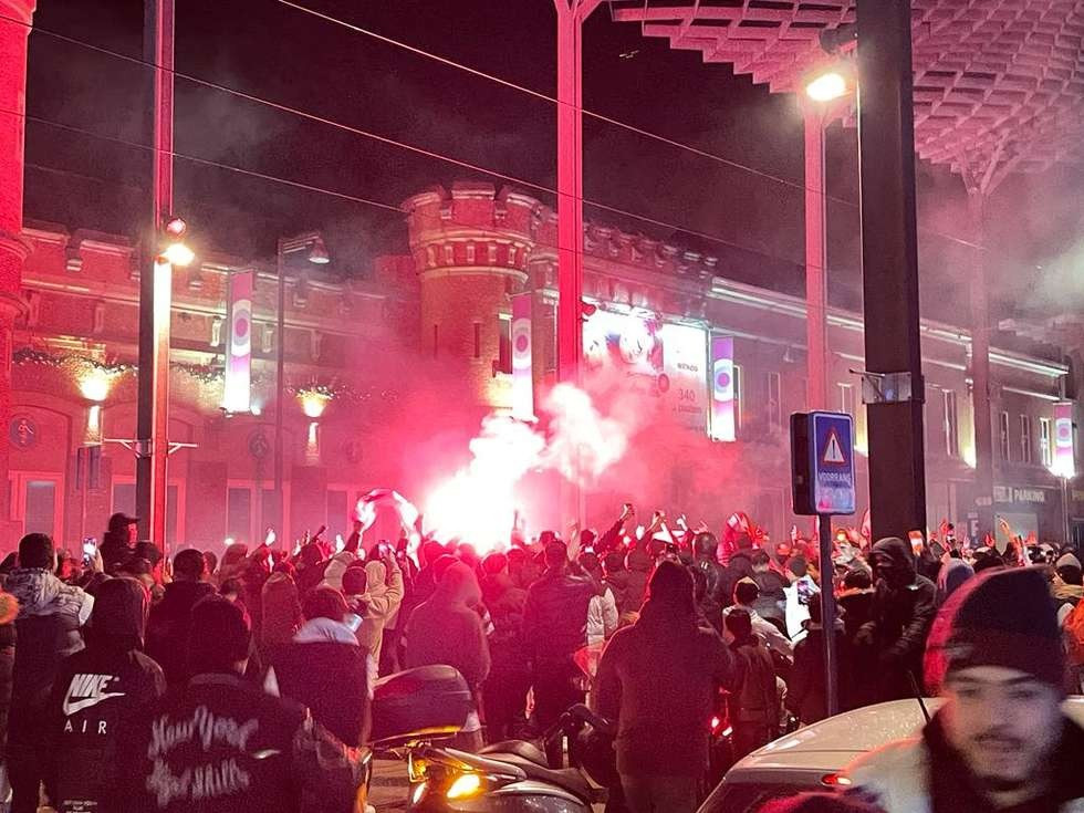 Anvers, ce mardi soir.