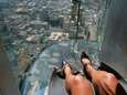 Glijden op 300 meter hoogte met uitzicht op de skyline van Los Angeles
