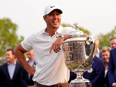 Hoofdprijs voor golfer en ‘overloper’ Brooks Koepka: ‘Deze smaakt misschien het zoetst, na alles wat er gebeurd is’