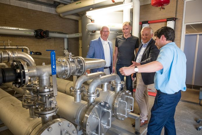 Zwembad de Aarweide in Nieuwveen heeft een riothermie-installatie zoals in Wezep.