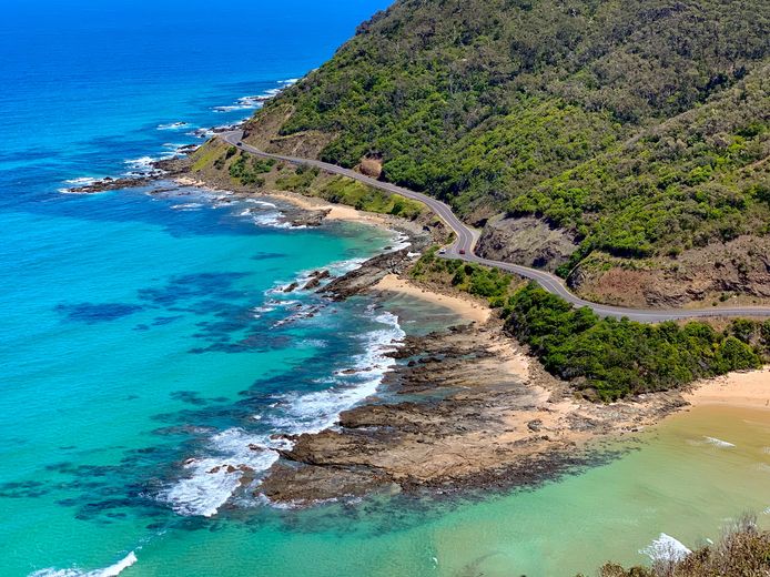 La Great Ocean Road, en Australie.