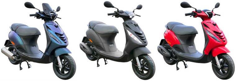 Custom Piaggio bromfietsen Beeld 