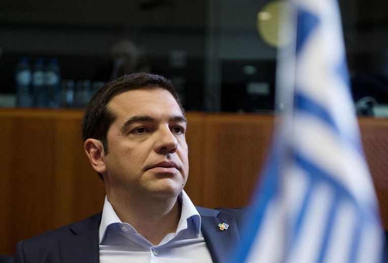 De Griekse premier Alexis Tsipras Beeld afp