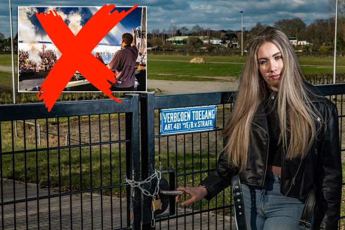 Cheyenne Karselius heeft er geen vrede mee dat de hekken van het evenemententerrein in Deventer dit jaar gesloten blijven voor het Stadsfestival. Ze startte een petitie.