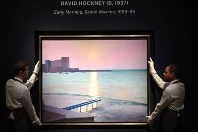 Zonsopgang van David Hockney geveild voor bijna 28 miljoen euro