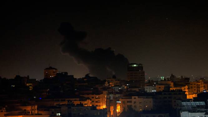 Israëlische luchtaanvallen op doelen in de Gazastrook
