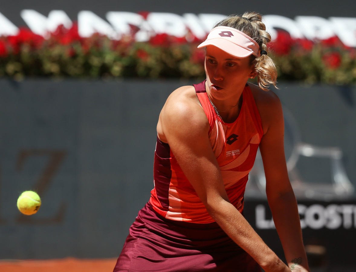 Elise Mertens speelt op Roland Garros met tattoo die gemaakt is met