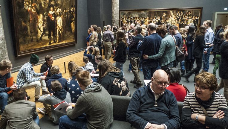 Dit weekend staat het Rijksmuseum in het teken van 'The Big Draw'. Beeld Floris Lok