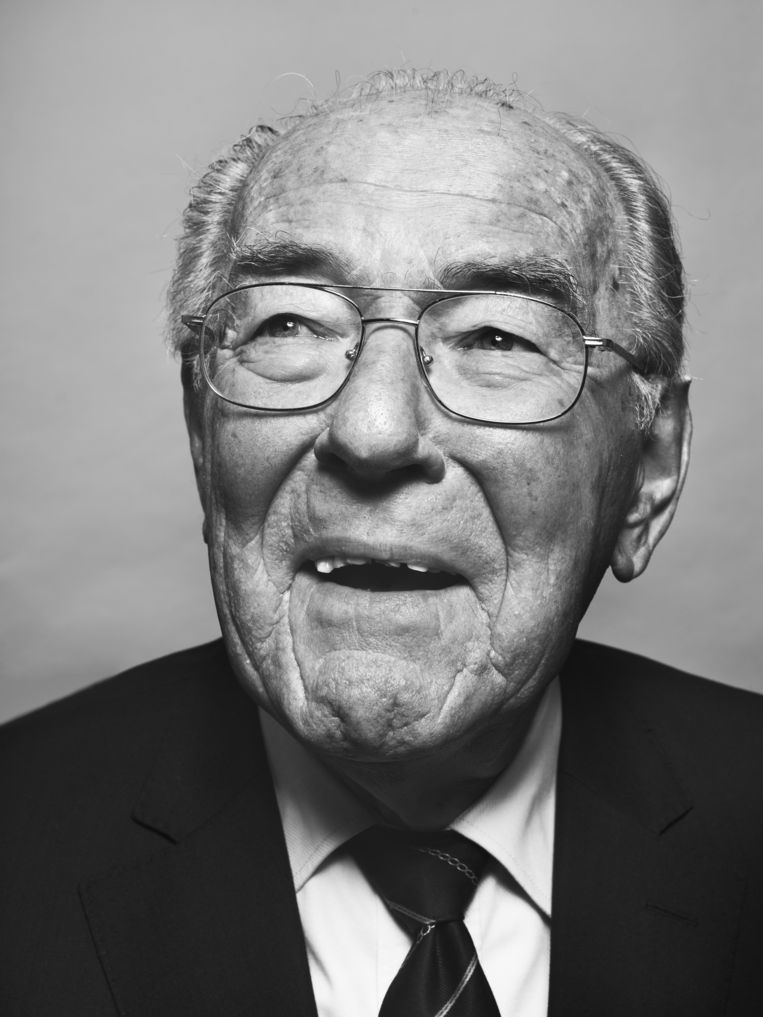 'Op een dag vroeg mijn kleindochter: 'Opa, wat heb jij in de oorlog gedaan?' Ik zei dat pappa dat toch vast wel had verteld. Maar die wist van niks. Ik dacht: shit, hij heeft gelijk. Ik heb er gewoon nooit over gepraat.' Beeld Robin De Puy