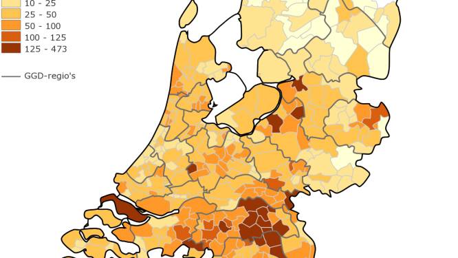1048 Limburgers besmet, 110 personen overleden