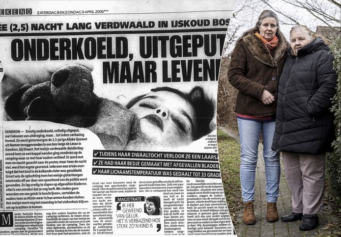 Nathalie en Chantal Boone, de mama en oma van Alizée die in 2006 één nacht lang spoorloos was.