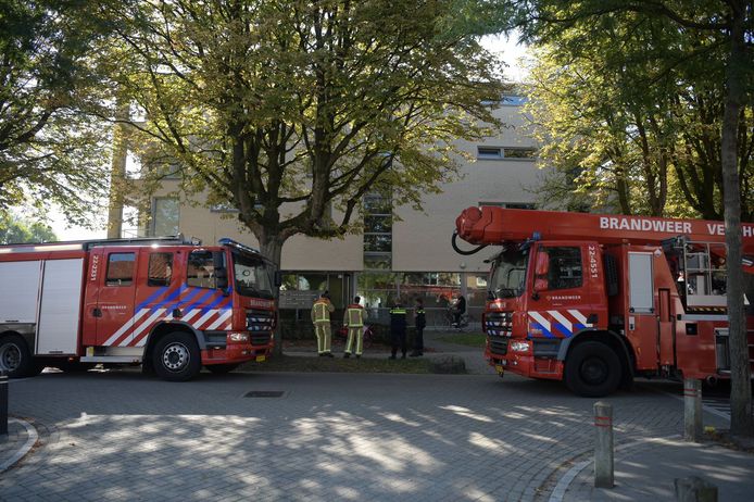 Brand in een seniorenflat in Eindhoven.