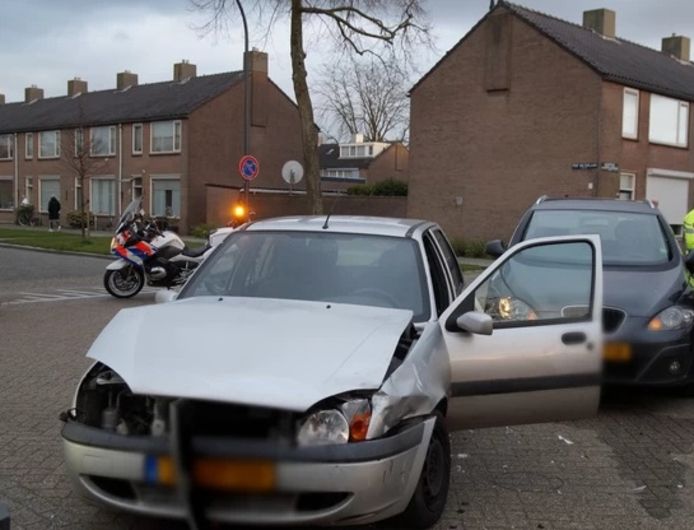 Ongeluk in Waalwijk.