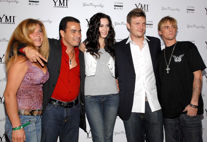 Esther Vered, David Vered, Angel Carter, Nick Carter en Aaron Carter.