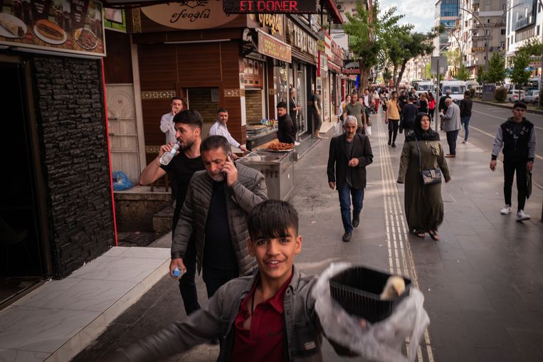 Il centro di Diyarbakir.  Immagine Nicola Zolin per il Volkskrant
