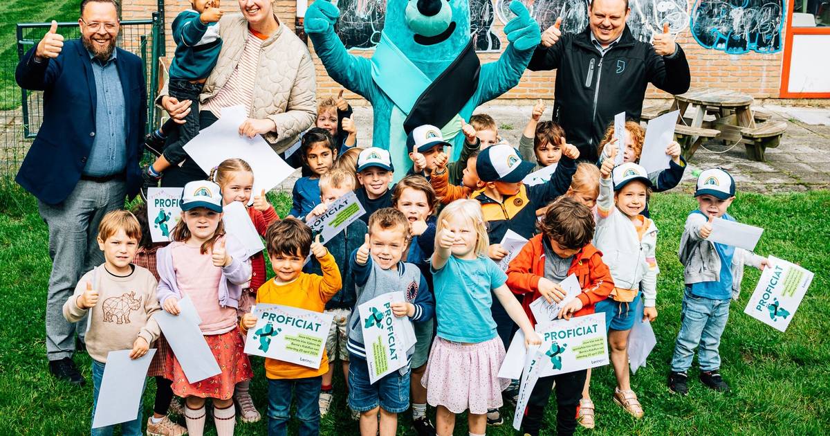 Sportiefste klas van Beringen wint ‘meet & greet’ met Aaron Blommaert