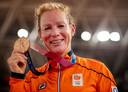 Kirsten Wild met haar bronzen medaille.