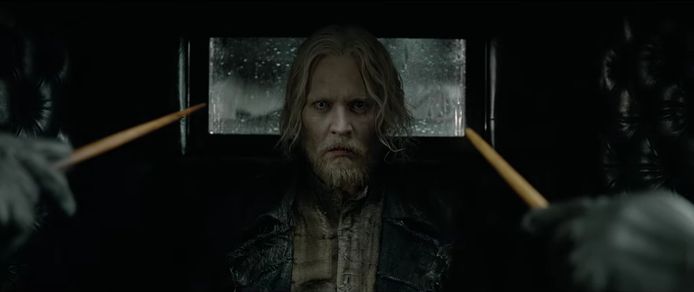 Johnny Depp in 'Fantastic Beasts: The Crimes Of Grindelwald'