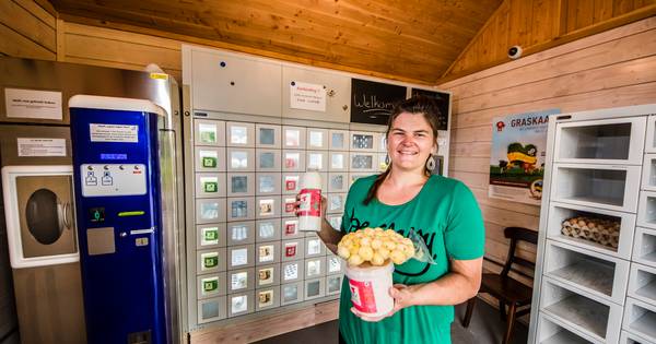 In Harbrinkhoek kun je krieltjes uit de automaat kopen - Tubantia