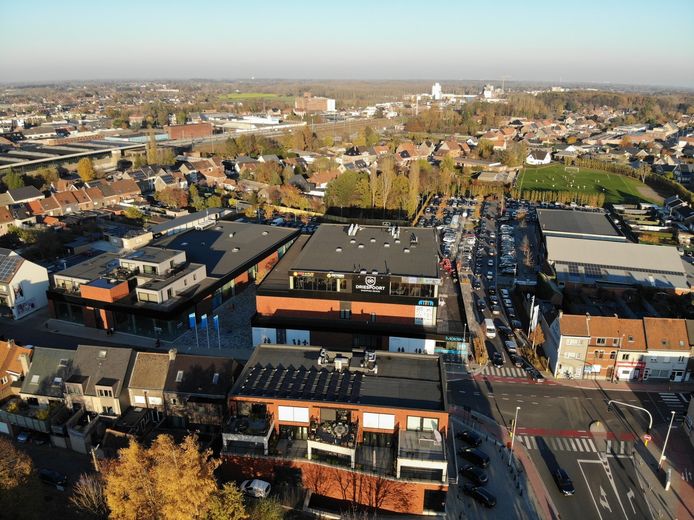Het Driespoort Shoppingpark in Deinze.
