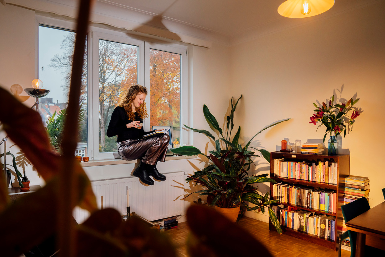 Anne-Laure Vandeputte: ‘Ik ga niets meer lezen waar ik kwaad van word.’ Beeld © Stefaan Temmerman