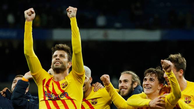 Luttele minuten na gewonnen Clásico slingert Piqué bericht de wereld in: 'We zijn terug’