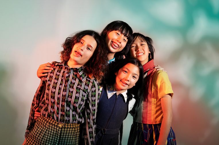 The Linda Lindas bestaan uit Mila (10), Lucia (14), Eloise (13) en Bela (16).  Beeld Linda Lindas