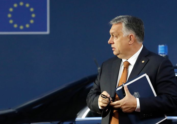 Hongaarse premier Viktor Orban.
