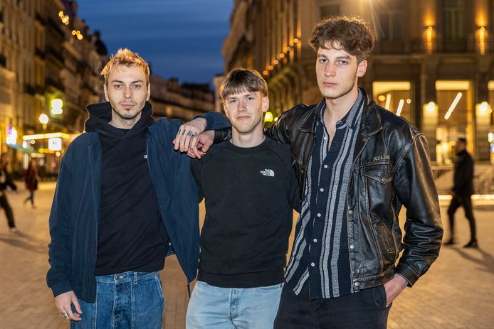 V.l.n.r.:  Sergey (22), Yakub (20) en Damian (19)