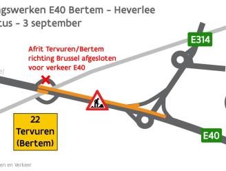 Wegen en Verkeer: "Vermijd tot 3 september E40 en E314 rond Leuven"