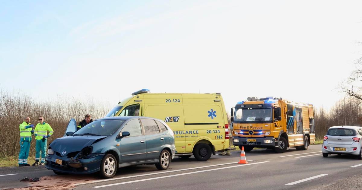 Twee gewonden bij kettingbotsing in Hulten.