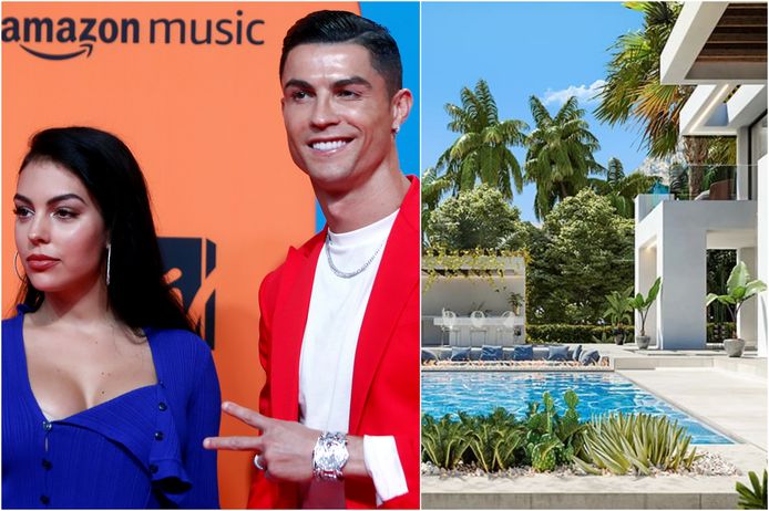 Ronaldo en zijn vrouw Georgina.