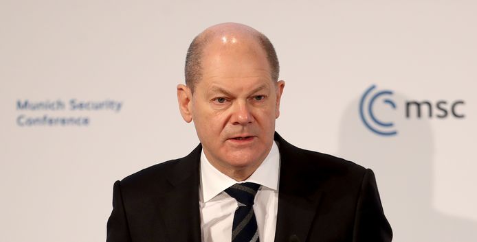 Германският канцлер Олаф Шулц.