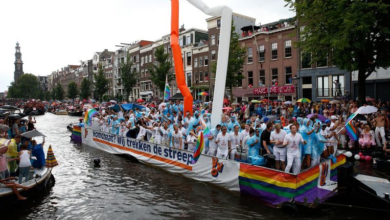 Geen VVD-boot meer op de Pride zolang de partij de beschikbaarheid van PrEP blokkeert Beeld ANP