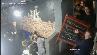 Nieuwe beelden vechtpartij tussen supporters Feyenoord en Sjachtar Donetsk