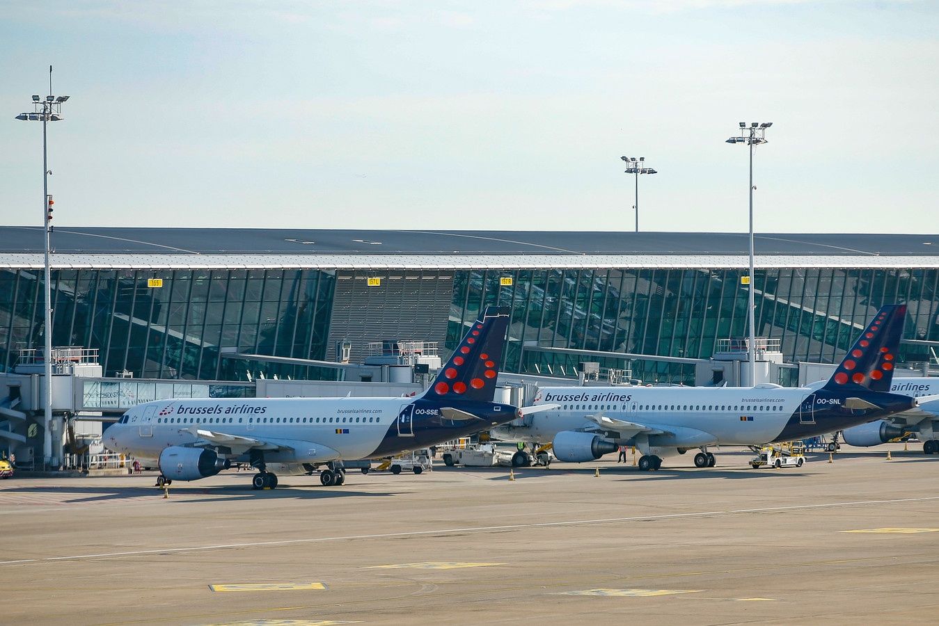 Appareils de Brussels Airlines à l'aéroport de Zaventem