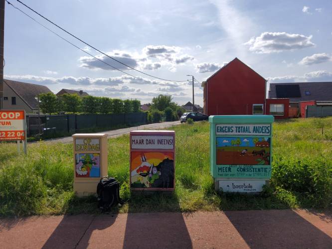 Lokaal talent schildert nieuwe Tour Elentrik op elektriciteitskastjes
