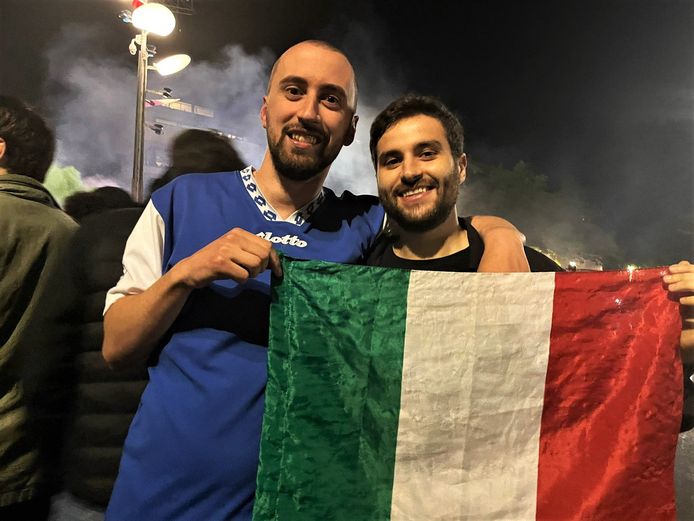 Italo-Belgen Ben Wolfs (25) en Marlon Romanacci zijn heel tevreden.