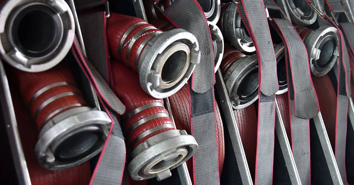 Brand Loods/Bijgebouw in Nieuw-Lekkerland op Lekdijk