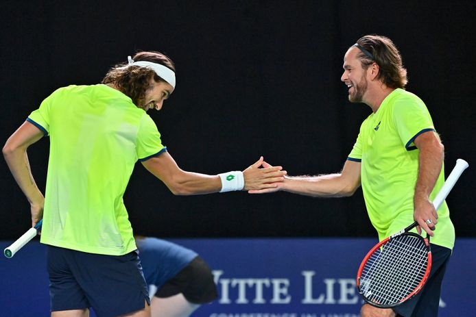 Lloyd Harris et Xavier Malisse