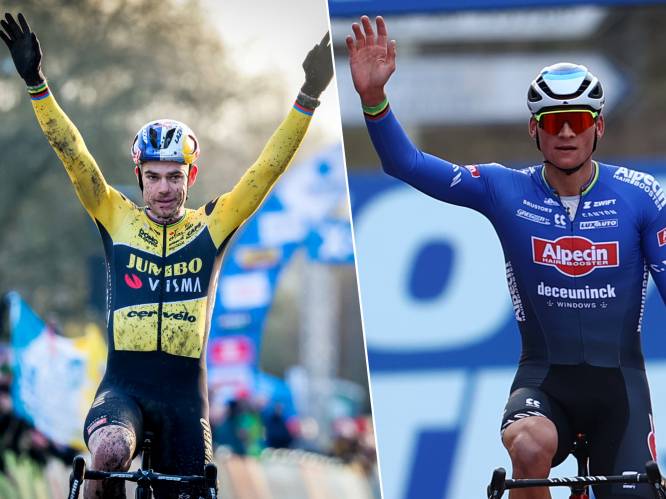 Van Aert heeft de blik van de killer, Van der Poel snuift en trekt de bovenlip op: waarom het WK in Hoogerheide het spannendste in jaren wordt